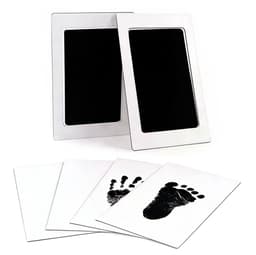 2 stuks Baby Handprint en Footprint Kit, Baby Handprint Inktpads met Clean-Touch, Inkless Print Kit Veilig Niet-giftig voor Baby Voeten en Handen, Pet Paw, Ritueel voor pasgeborenen, hand- en voetafdrukken van de baby, 6*9.5cm — thumbnail 1