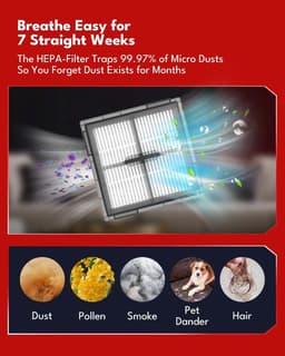 22 stuks accessoires geschikt voor Roborock Q10 S5 / Q10 S5+ robotstofzuiger - 2 hoofdborstels, 6 stofzakken, 4 dweilpads, 4 HEPA-filters, 6 zijborstels — thumbnail 4
