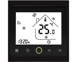 Slimme WiFi Thermostaat voor Elektrische Vloerverwarming met LCD Touch Screen en Spraakbesturing