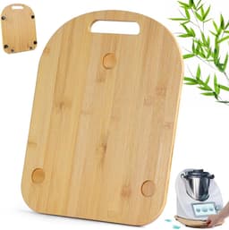Keukenmachine Glijplank - Accessoires Bamboe - Apparaat Verplaatsen - Met Wielen - 36 x 28 cm - Natuurlijk Bamboe — thumbnail 1