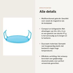 Dailygoods- Magnetron Rek Multifunctioneel - Keukenrek Staand - Keukenrek Aanrecht - Keukenrek Hangend - Keukenrekje - Duurzaam Materiaal — thumbnail 3