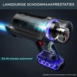 Rowenta X-pert 6.60 Essential RH6838, Snoerloze steelstofzuiger, automatische snelheidsinstellingen, tot 45 minuten autonomie, verwijderbare batterij, lichtgewicht ontwerp, kruimeldief — thumbnail 3