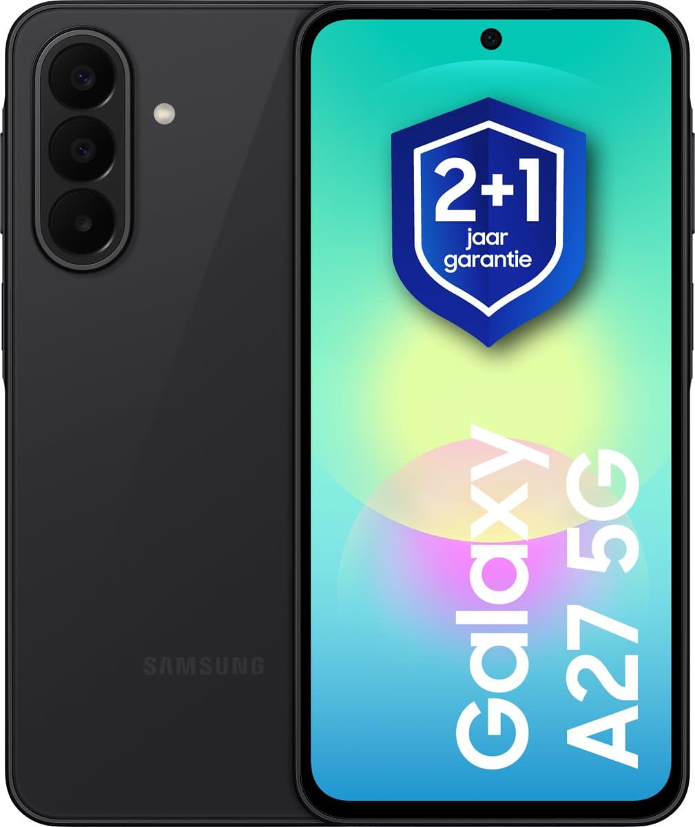 Samsung Galaxy A27 5G - Smartphone - 128GB - Black +1 jaar extra garantie — afbeelding 1