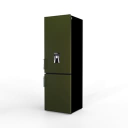NUNKI LARGEH2O-FMIL / Combi Bottom Koelkast, E klasse, 268l, Waterdispenser, Military Green, Matte (FRONT only) — thumbnail 5