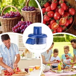 Elektrische Schilmachine - Fruit Peel - Keuken Hulp - 50W Borstelloze Motor - 23x20.3 cm - Zwart — thumbnail 2