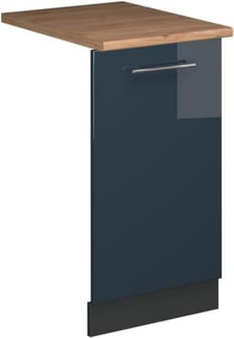 Vaatwasserfrontpaneel Hoogglans Donkerblauw 45 cm Inbouw — thumbnail 1