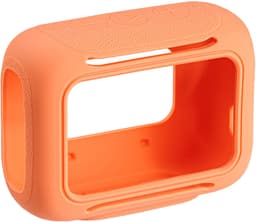 Beschermhoes geschikt voor JBL Go 5 Bluetooth Speaker - Meerdere Kleuren - Schokbestendig - Krasbestendig - Siliconen - Hoesje - Case - Bescherming - Oranje — thumbnail 4