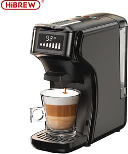 HiBREW H1B - 6 in 1 - Koffiemachine - Koffiezetapparaat - Multifunctioneel voor warm en koud - Kapsulekoffiezetapparaat - Voor Nespresso, Dolce Gusto, ESE & gemalen koffie - Zwart — thumbnail 1