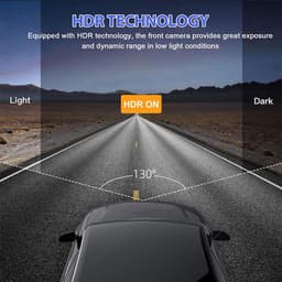 Dual Dash Cam Voor en Achter Camera, 1080P HD Auto Camera Rijden Recorder met 3IN Screen Parking Monitor Loop Opname G-Sensor Nachtzicht Dashboard Camera — thumbnail 4