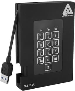 Externe Harde Schijf - Draagbare SSD Versleutelde Schijf - Veilige Gegevensopslag - FIPS 140-2 Level 2 Gevallideerd - 2 TB — thumbnail 1