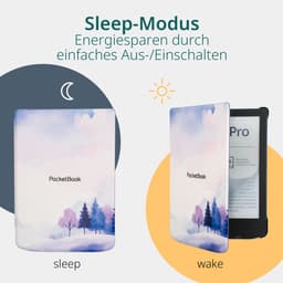 PocketBook Verse Pro e-reader Azure – 6 inch – 16 GB – waterdicht + Wintertime Hoesje – voordeelbundel — thumbnail 3