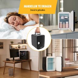 Tristar KB-7604 - Mini Koelkast - 4 L - Make-up Skin Care Koelkast - Gaming Koelkast - Camping Koelkast - Vaderdag Cadeau - 12/230V — thumbnail 2