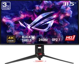 ASUS ROG Swift OLED PG32UCDM3 - 4K QD-OLED Gaming Monitor - USB-C 90W Power Delivery - 0.03ms - 240Hz - 32 inch — thumbnail 1