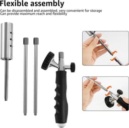 Afneembare 2-polige trimmer – Multifunctioneel, antislip rubberen handgreep — thumbnail 2