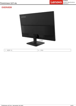 Lenovo ThinkVision S27-4e Monitor — thumbnail 2