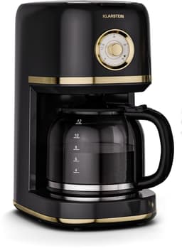 Klarstein Koffiemachine Victoria Filterkoffiemachine – met retro-design, 1,5 L voor tot 12 kopjes, warmhoudfunctie, anti-druppelsysteem, automatische uitschakeling - Coffee Machine - Koffieautomaat - Espressomachine — thumbnail 5