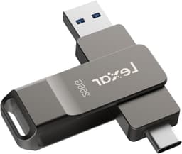 Lexar JumpDrive D40E 256GB BL Titanium, voor GL — thumbnail 1