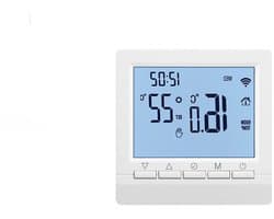 Slimme Thermostaat - Temperatuurregelaar - Verwarming Regelen - Wifi Connectiviteit - 16A - Wit