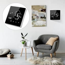 Slimme Thermostaat - Temperatuurregelaar - Thuiscomfort - LCD Touchscreen Bediening - 7-daags Programmeerbaar - Wit — thumbnail 4