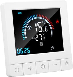 Slimme Thermostaat - Vloerverwarming Bediening - Temperatuur Regelen - App Afstandsbediening - AC 90-240V - Zwart — thumbnail 4