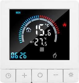 Slimme Thermostaat - Vloerverwarming Bediening - Temperatuur Regelen - App Afstandsbediening - AC 90-240V - Zwart — thumbnail 3