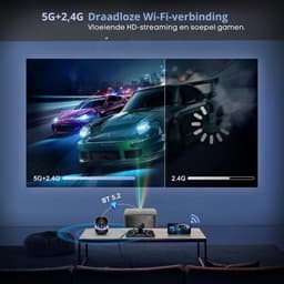 MKSS® Mini Beamer – Projector – Thuisbioscoop Beamer — thumbnail 2