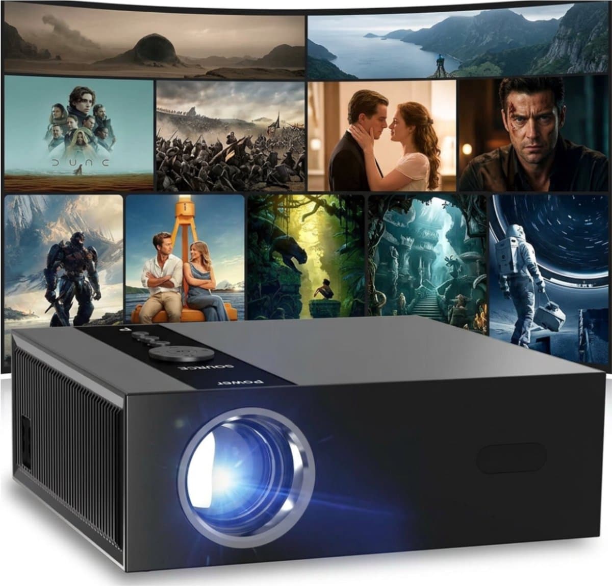 MKSS® Mini Beamer – Projector – Thuisbioscoop Beamer — afbeelding 1