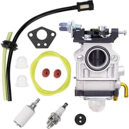 GELLDG Carburateur voor Grasmaaier 52 cc 49 cc 43 cc - Mechanische Carburateur - Complete Accessoires Set - Geschikt voor Diverse Grasmaaiers, Freesmachines en Kettingzagen - Metaal - Inclusief Montageonderdelen — thumbnail 1