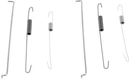 Dailygoods- Gasklepveer Set - 2x Terugstelveer - 2x Veer voor Snelheidsregeling - Voor GX140/GX160 - Metaal - Slijtvast - Motoronderdeel — thumbnail 4