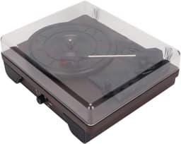 Retro Platenspeler, 3 Snelheden 33/45/78 RPM voor 7in/10in/12in Vinylplaten Draadloze draaitafel LP-speler Bluetooth-speler, ingebouwde stereoluidsprekers, 3,5 mm/0,1 inch AUX-ingang — thumbnail 3