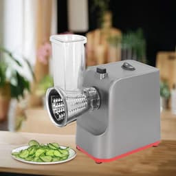 Elektrische Kaasrasp - Keukenmachine Salade Maker - Snel Groenten Snijden - 5 Roestvrijstalen Messen — thumbnail 2