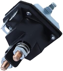 Startrelais Grasmaaier - Solenoïde Schakelaar - Motor Starten - 12 Volt 100 Ampère - 1/4 Inch Schroefdraad - Zilverkleurig — thumbnail 3