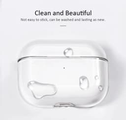 1 Stuk - Geschikt voor Airpods Pro Case - Hard Case - Airpods Pro Hoesje - Airpods Pro Bescherming - Transparant - Hoesje voor oordopjes - Bescherming van Airpods - Hardcase hoesje - Cover Airpods — thumbnail 4