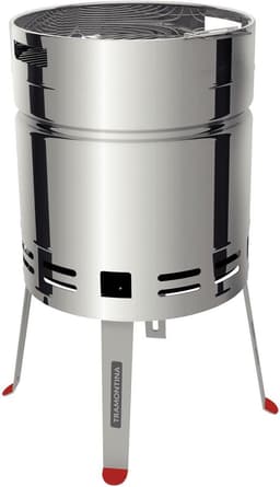 Brofuro | Barbecue | BBQ | Grillfust | BBQ Drum | Barrel | RVS | Ø40 | Houtskool — thumbnail 1