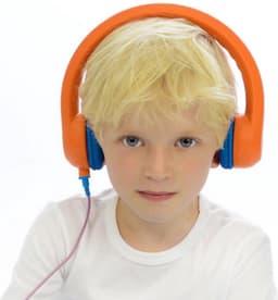KidsCover Safe 'n Sound Kinder koptelefoon Oranje - Hoofdtelefoon met Volumebegrenzing - Bekend van school - Voor peuter & kind — thumbnail 5