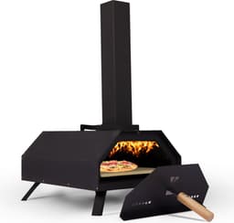V.P. Pizza Pellet Oven - Houtgestookte Pizza Oven - Pizza Bbq - Pizzaoven - Voor Buiten - Steenoven — thumbnail 1