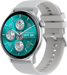 SAMTECH Smartwatch Amoled HD Pro - Heren & Dames – horloge – Geschikt voor iOS & Android - NFC, Stappenteller, Calorie Teller, Slaap meter – Grijs — thumbnail 4