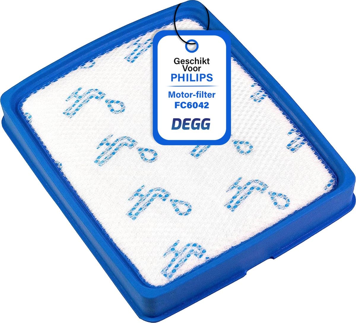DEGG® - Filter geschikt voor Philips - FC6042 - Power pro expert series - Alternatief voor het origineel FC6042/01 en FC8003/01 - Wasbaar - Duurzaam - Premium Kwaliteit — afbeelding 1
