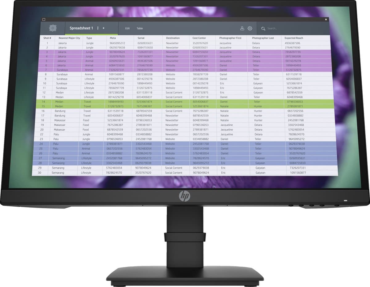 HP P22 G4 - Full HD Monitor - 60hz - 15 inch — afbeelding 1