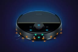 Philips HomeRun Aqua 7000 Series XU7000/01 - Robotstofzuiger met Dweilfunctie - Zwart / Goud - App Connected — thumbnail 4
