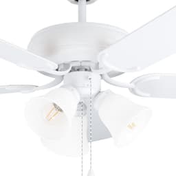 EGLO Las Palmas Plafondlamp met ventilator - 132cm - AC longer life - Wit — thumbnail 3
