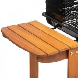 bbq houtskool clorinda / trolley, zwart — thumbnail 3