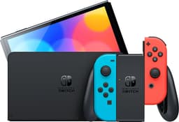 Nintendo Switch OLED - Blauw/Rood — thumbnail 4