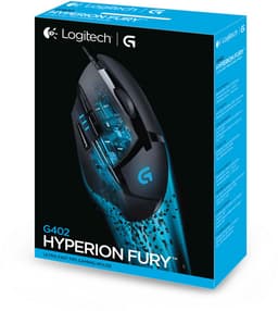 Logitech G402 Hyperion Fury - Bedrade Gaming Muis - Zwart — thumbnail 3