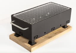 Ferro Duro - The Roast - BBQ - tafel bbq - metaal - houtskool bbq- bbq accesoires - tafel grill - vaderdag cadeau — thumbnail 1