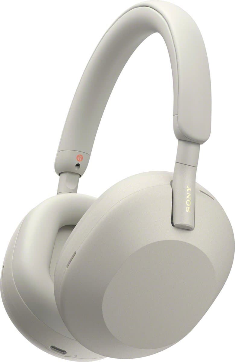 Sony WH-1000XM5 - Draadloze koptelefoon met Noise Cancelling - Zilver — afbeelding 1