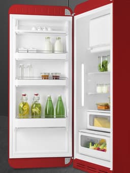 SMEG FAB28RRD5 - Kastmodel koelkast - scharnier rechts - Rood — thumbnail 5