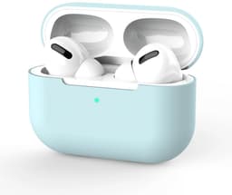 AirPods Hoesje geschikt voor Apple AirPods 4 – Babyblauw - Siliconen Beschermende Case — thumbnail 1