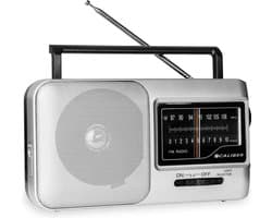 Caliber HPG317R - Draagbare FM AM radio - Grijs/Zwart