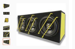 Ground Zero Iridium GZIB 3.250SPL 10" (25cm) cabinet subwoofer — thumbnail 2